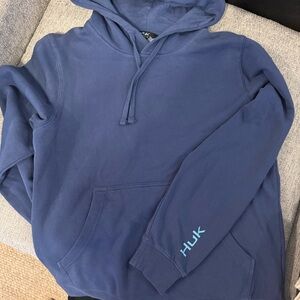 Huk Women’s Blue Logo Hoodie